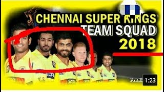 Csk team in ipl 2018