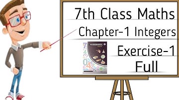 7th class maths in telugu | chapter - 1 integers | Exercise - 1 | full Exercise