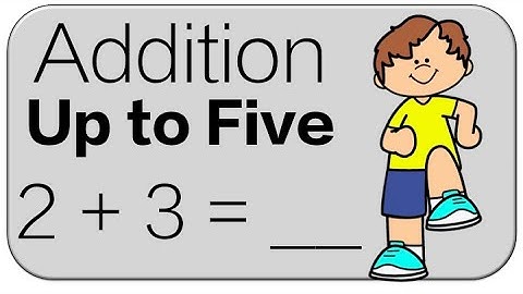 Addition to 5: Math Brain Break Game