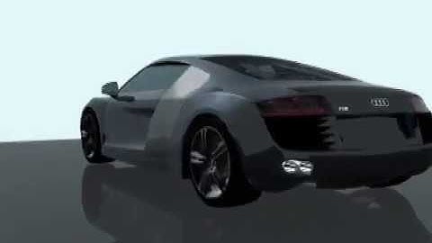 3ds Max Audi R8 Modeling