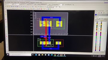 Lab2 Inverter Layout, DRC clean, LVS pass
