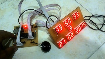 Đồng hồ số PIC16F877A báo thức còi báo giai điệu Melody. Thời gian thực DS1307 LDNam