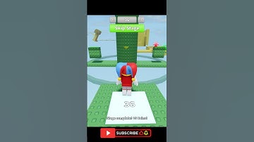 NO Jumping Difficulty Chart Obby । By No Jump Studios #shorts