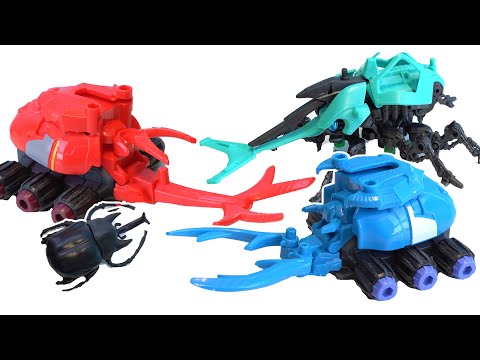 벅스봇과 조이드 장수풍뎅이 사슴벌레 대결 Bugsbot and ZOIDS Episodes - 레오팡 - 공룡노래 공룡동요 공룡송 키즈송 유아동요 동요