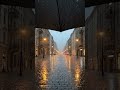 Walking in the Rain with an Umbrella in Berlin ☔🌧️ (Ultra Relaxing ASMR) #asmr