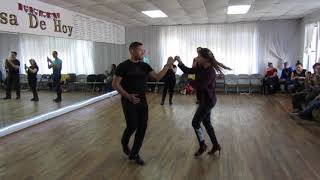 Latin Reflections  Salsa Turn Pattern #35, Demo at La Salsa De Hoy Dance Studio