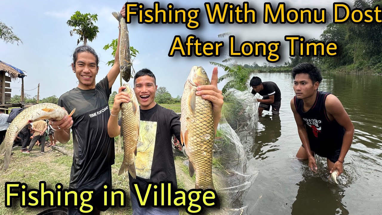 Fishing in Village || Fishing With Monu Dost After Long Time || मजा आ गया मछली पकड़के ||Village Life