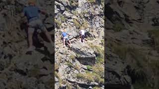 Скалолазы Кавказ Скала Чёрная Пирамида гора Аигба Красная Поляна Сочи 05.09.25