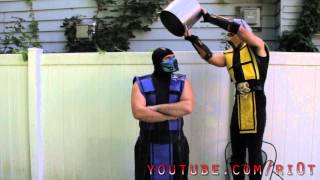 Scorpion and Sub-Zero ALS ice bucket challenge