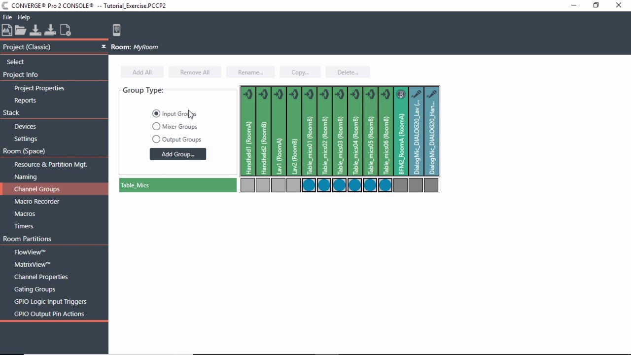 11 Naming Tool Channel Groups Dialog 20 Bindings - YouTube