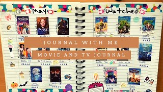 Journal with me / Movie and TV show journal // May 2020