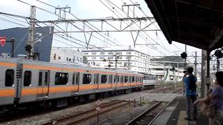 東海道の貨物2007 甲種輸送 EF65 1000 戸塚駅 E233系中央快速線 (神戸・川崎重工製)2007.8.25