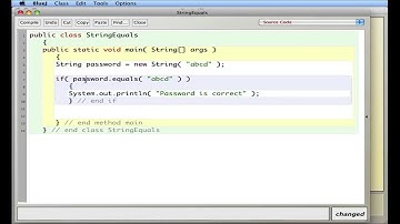APCS If Statements Strings
