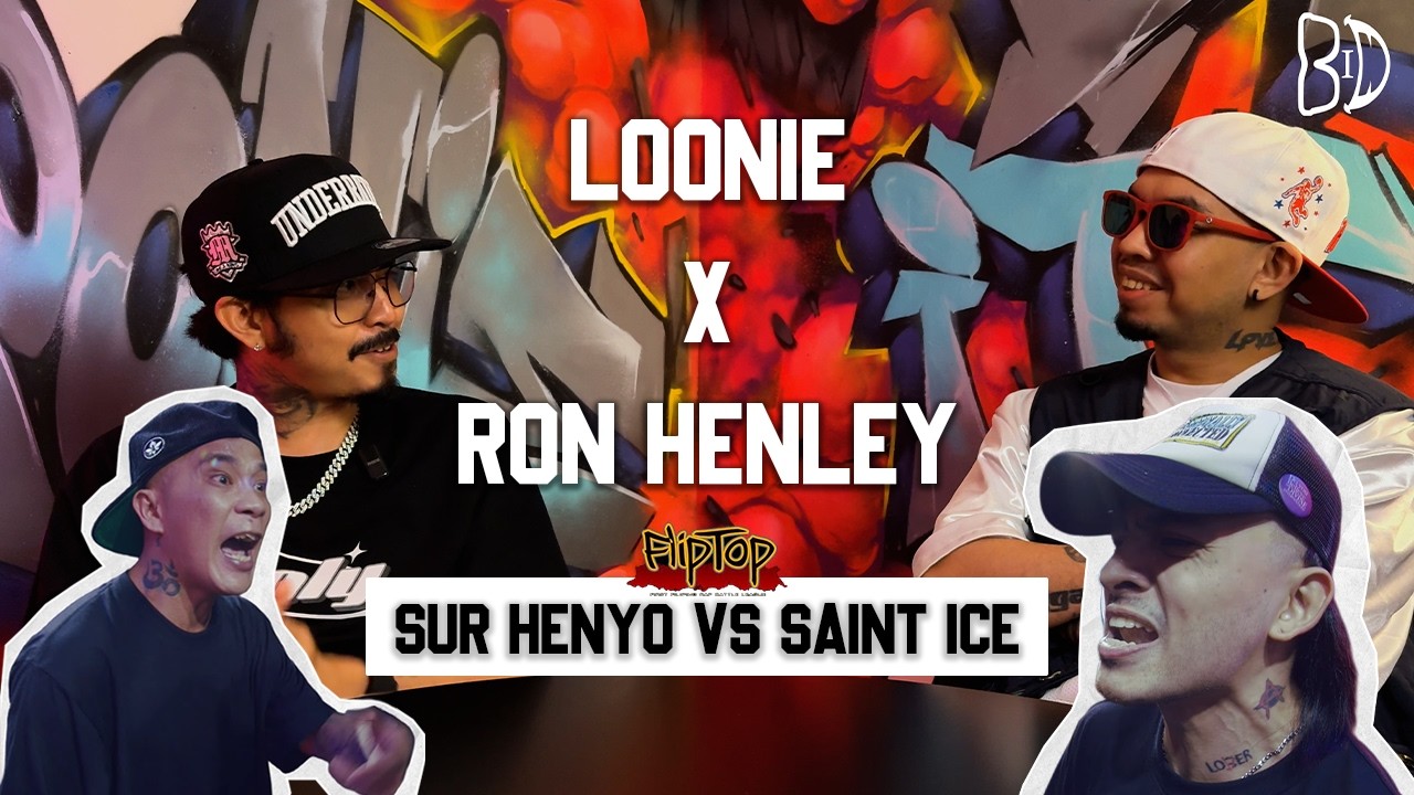 Watch LOONIE × RON HENLEY | BREAK IT DOWN: Rap Battle Review E374 | FLIPTOP: SUR HENYO vs SAINT ICE on YouTube Watch LOONIE × RON HENLEY | BREAK IT DOWN: Rap Battle Review E374 | FLIPTOP: SUR HENYO vs SAINT ICE on YouTube