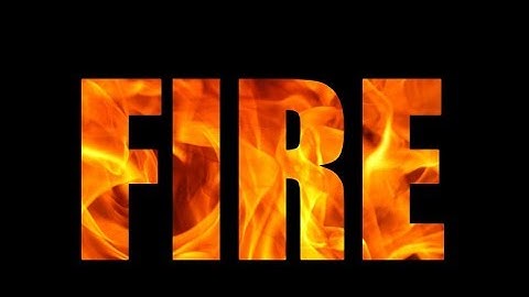 Pure CSS and HTML Fire Effect Text Animation