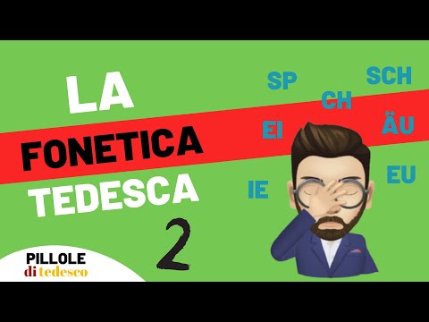 Tedesco A1 - LA FONETICA TEDESCA 2 : LETTERE, DITTONGHI E GRUPPI DI CONSONANTI - #7