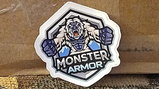 Giveaway win from @MonsterArmor @curatedcollector new armor company review