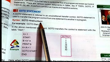 Class 7// Conditional Control Statements// Goto statement and if then statement.