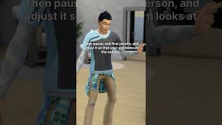 SECRET FIRST PERSON screenshot trick in The Sims 4! #sims #sims4 #shorts SECRET FIRST PERSON screenshot trick in The Sims 4! #sims #sims4 #shorts