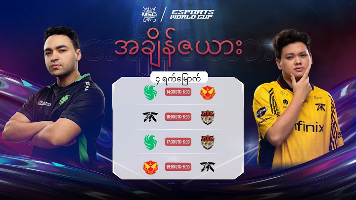 MLBB MSC 2024 x EWC - Day 4 - Group Stage - Burmese