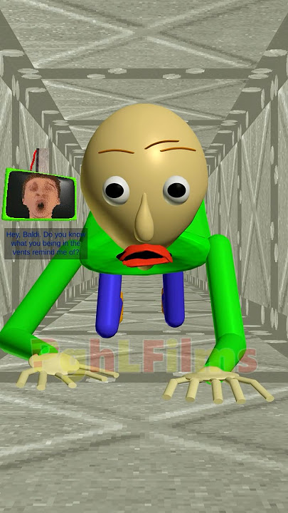 Baldi Crawling in the Vents! #baldisbasics #baldi #baldisbasics #animation #pghlfilms #art