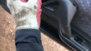 Как снять передние дверные обшивки на автомобиле nissan primera p11