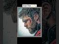 Thor ⚡🔨 Drawing Challenge With Code #shorts #drawing #thor