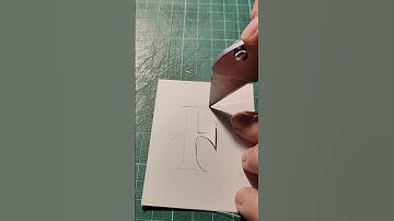 Embossing Letters ✒️ #shorts #letter #calligraphy #calligrafia #art #alphabet #howto #embossing