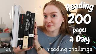 I read 200 pages a day for a week!