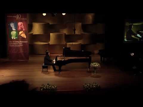 Antonii Baryshevskyi at the 2nd stage of the Rubinstein 2014 competition