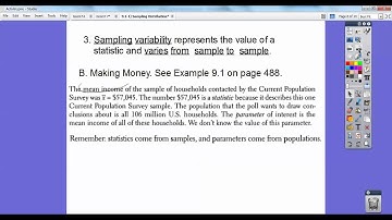 Sampling Distribution   Section 9 1 1