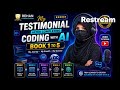 🎓✨ Successfully Completed Coding with AI Book 1 to 5 🚀