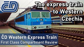 České Dráhys Western Express - First Class Compartment Review (Prague to Cheb)