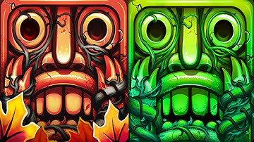 Temple Run 2 Jungle Fall VS Lost Jungle Android iPad iOS Gameplay HD