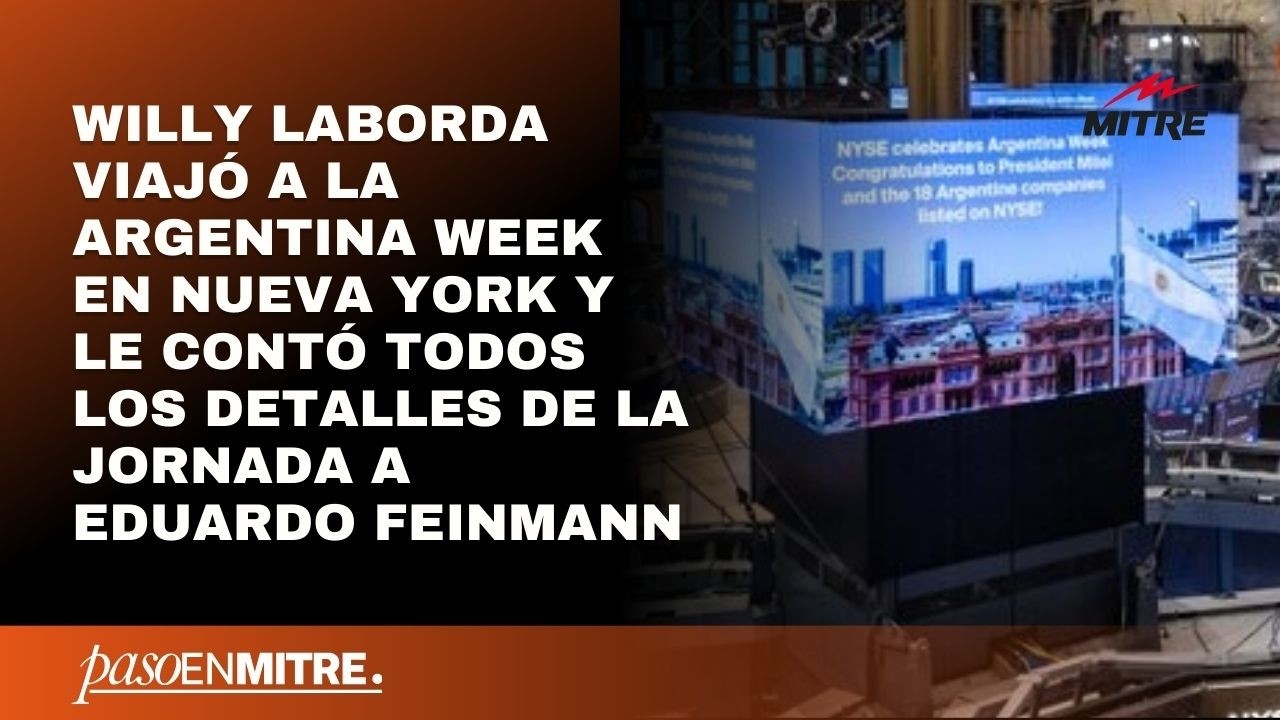 Willy Laborda viajó a la Argentina Week en Nueva York y contó todos los detalles de la jornada