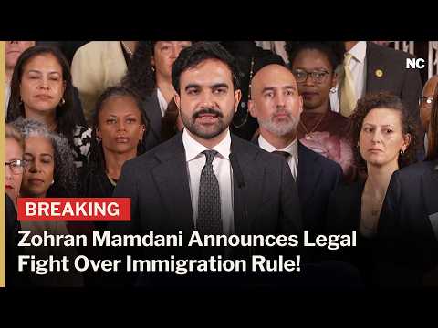 FIERY REMARKS: NYC Mayor Mamdani Announces Lawsuit Over New Federal Public Charge Rule | AC1Z