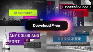 Bright Modern Slideshow Social Media Pack — Free Asset For AE/DR/FCPX