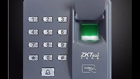 X7 How to Enroll Finger