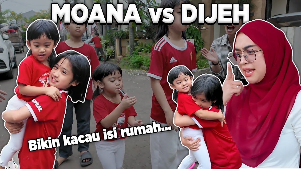 DIJEH GELUD SAMA MOANA NIH!!! KACAU SEISI RUMAH.. 