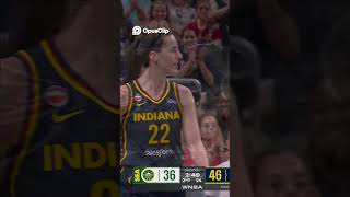 CAITLIN CLARK AND-1 😳🔥 Clark Takes Contact and Finishes Through the Foul vs Seattle