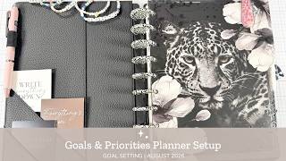 GOAL SETTING 2026 | New Goals and Priorities Discbound Planner Setup | Jane's Agenda Cloth and Paper