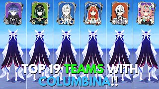 19 Best Teams for COLUMBINA! Watch Before Pulling! Genshin Impact
