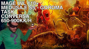 Tibia - Mage lvl 110 + GOROMA NA SD - Medusa e Serpent Spawn E CONVERSA FIADA