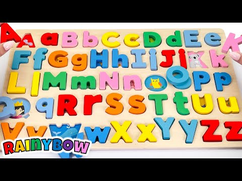 Learn ABC Uppercase and Lowercase Alphabet Letters | Activity Puzzle