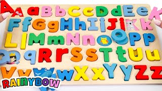 Learn ABC Uppercase and Lowercase Alphabet Letters | Activity Puzzle