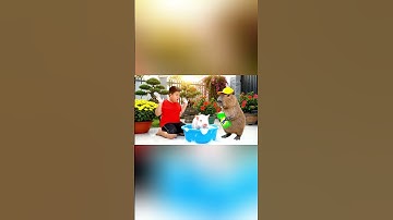 Capy cùng anh giúp bà tắm cho con heo và cái kết #capybara