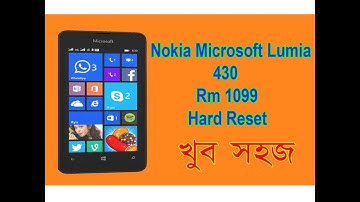 Nokia Lumia 430 RM 1099 hard reset.Microsoft Lumia 430