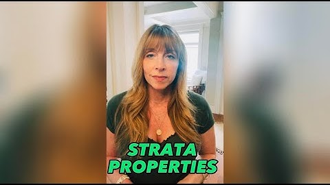 Buying Strata Property