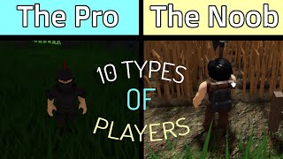 5 Types Of The Survival Game Players | ROBLOX | MEMES