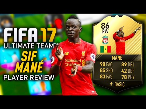 FIFA 17 SIF MANÉ (86) *98 PACE* PLAYER REVIEW! FIFA 17 ULTIMATE TEAM!